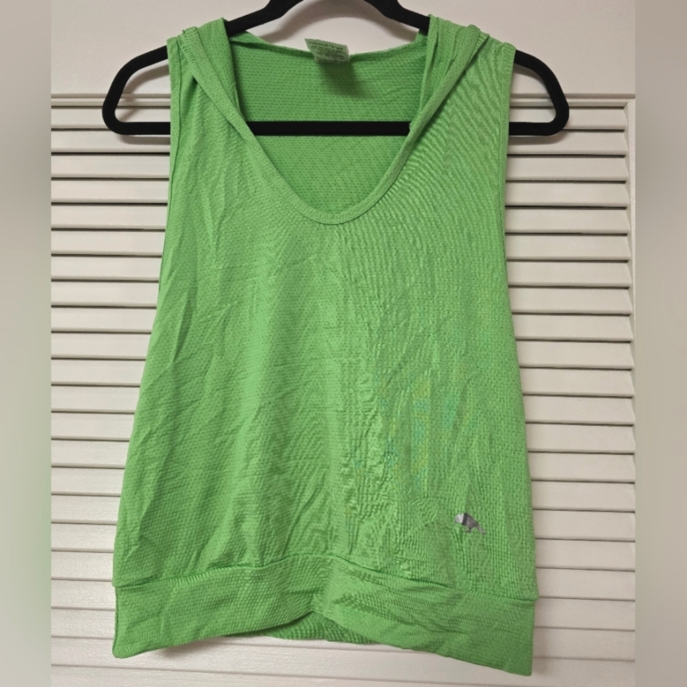 Raven - Keep Dry Athletic Activewear Workout Sleeveless Top With Hood